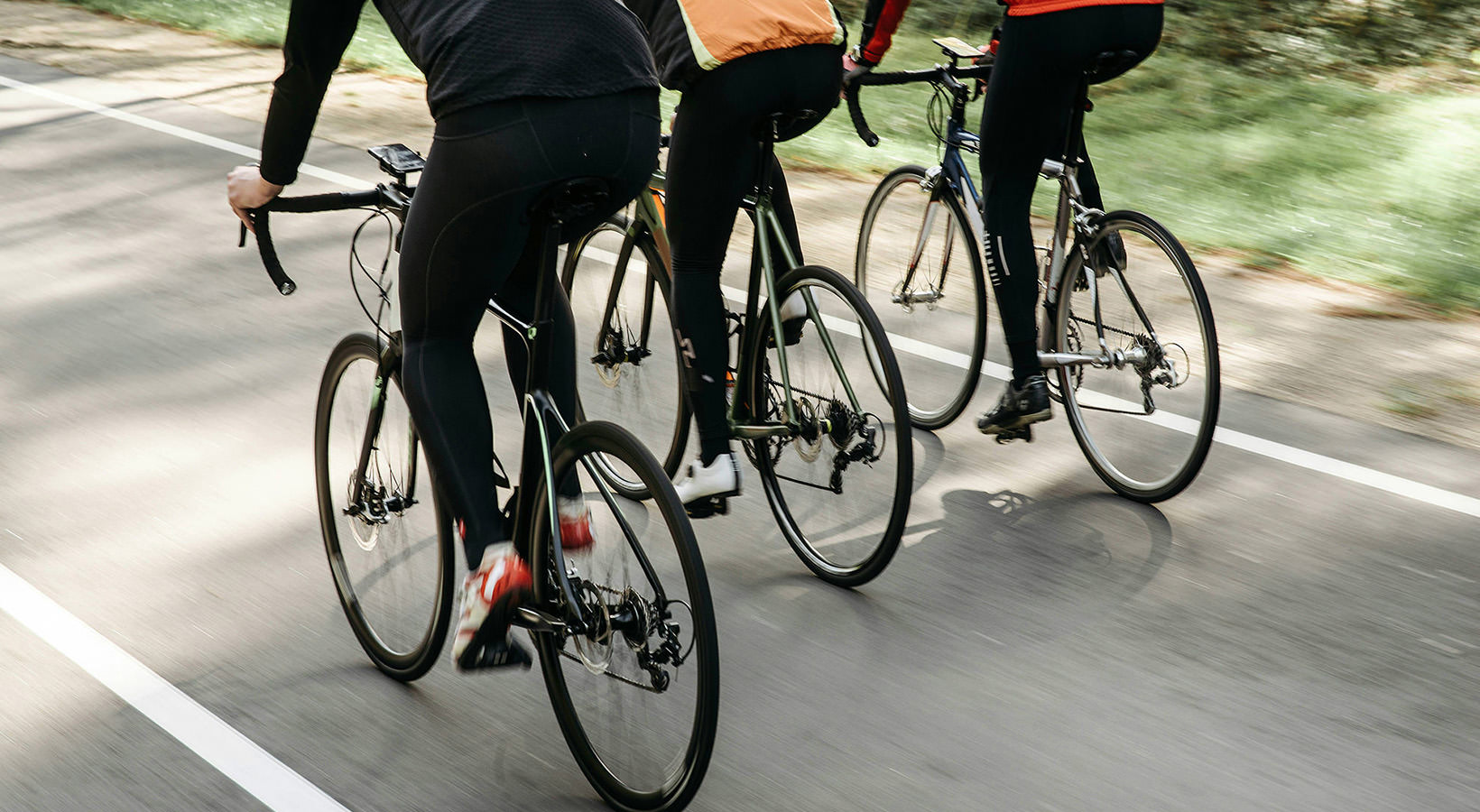 a group of people riding bikes near Cedar Park, TX